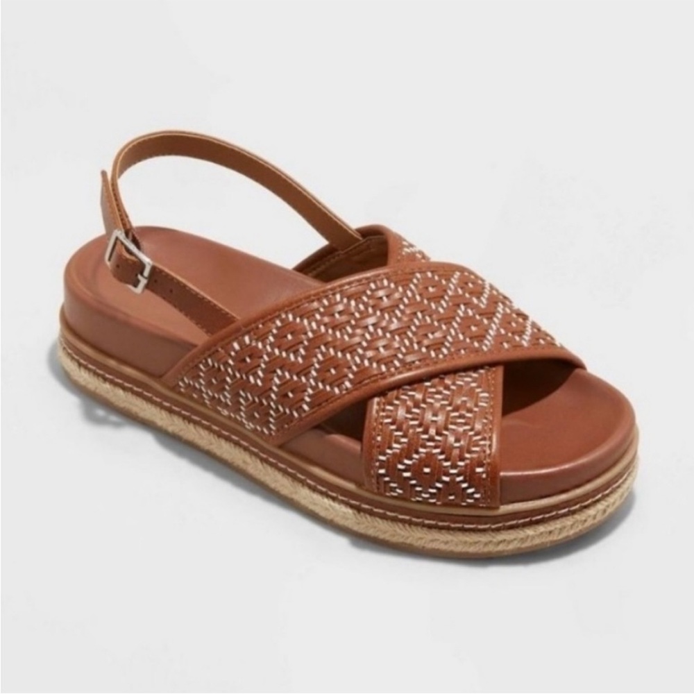 Platform Footbed sandals
